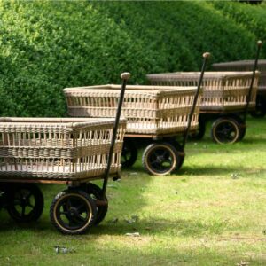 Chariot de jardin avec roues