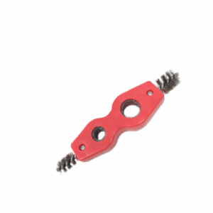 4-in-1-Rohrreiniger-Bürstenwerkzeug, Kupferrohr-Reinigungsbürste, Doppelkopf-Drahtbürste, Edelstahldrahtreinigung, Polieren und Rostentfernung, Rot