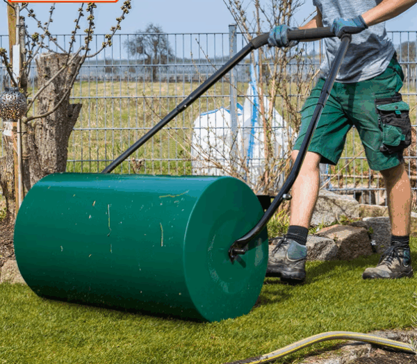 Rasenwalze 60cm – Handwalze für Garten & Rasenpflege, grün