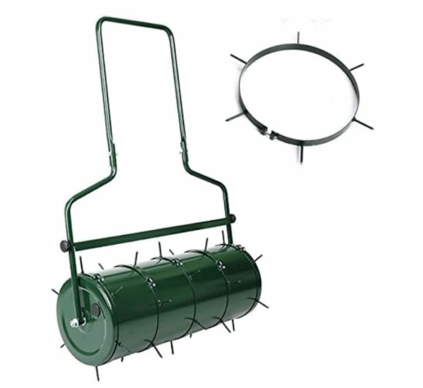 rg-vertrieb Rasen - Aerator Set für Walze Rasenlüfter Gartenwalze Spikes Metalldornen OHNE Walze