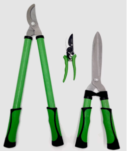 3er-Set Astschere Heckenschere Rosenschere Gartenschere Baumschere Strauchschere