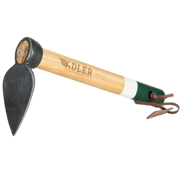 Adler Daisy Heritage Mini-Garten-Hacke mit 30 cm Eschenholzstiel, Weiß/Grün - Image 2